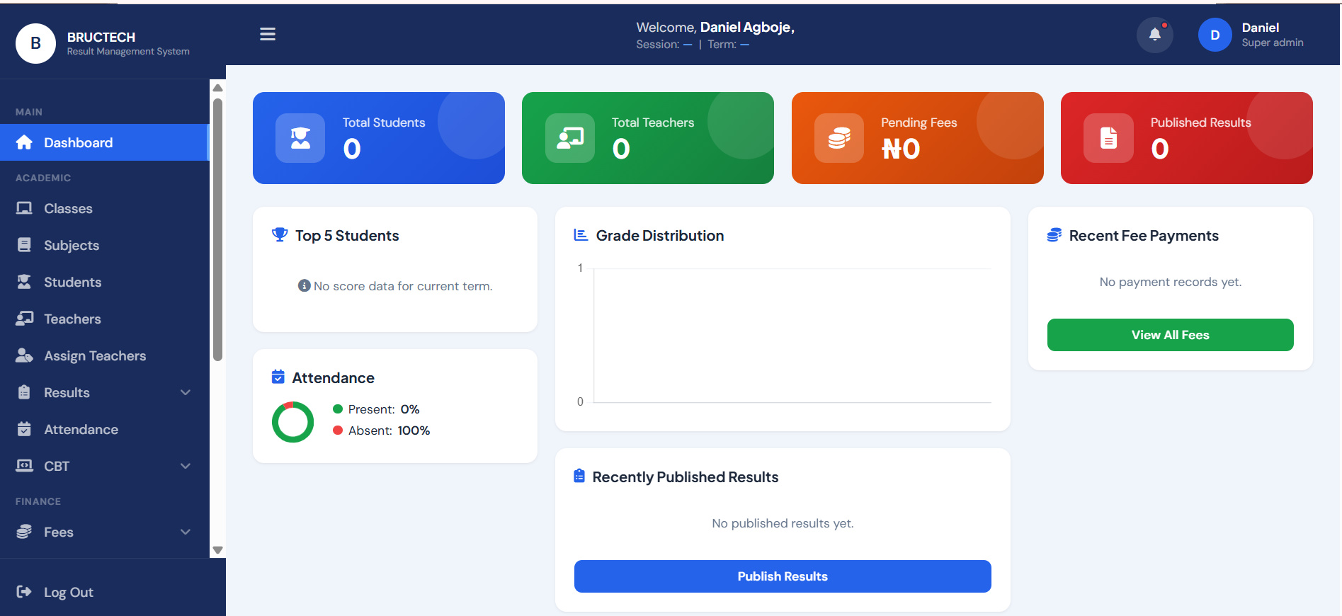 School Result/CBT System